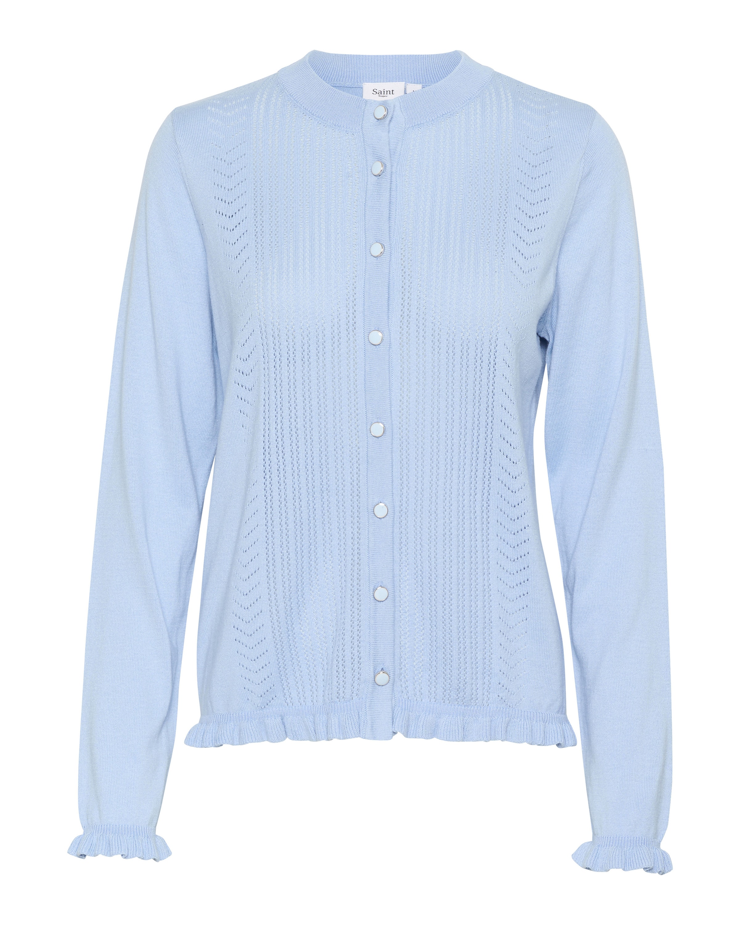 SAINT TROPEZ Cardigan 'Ilona' i blå: forside