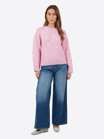 BRAVE SOUL Pullover i pink