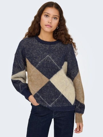 ONLY Sweter 'ONLNOEME' w kolorze niebieski