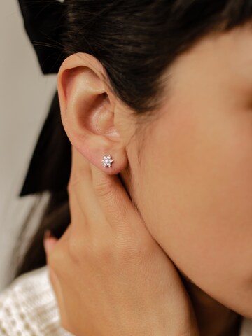 Hey Happiness Ohrringe 'Sunburst' in Silber