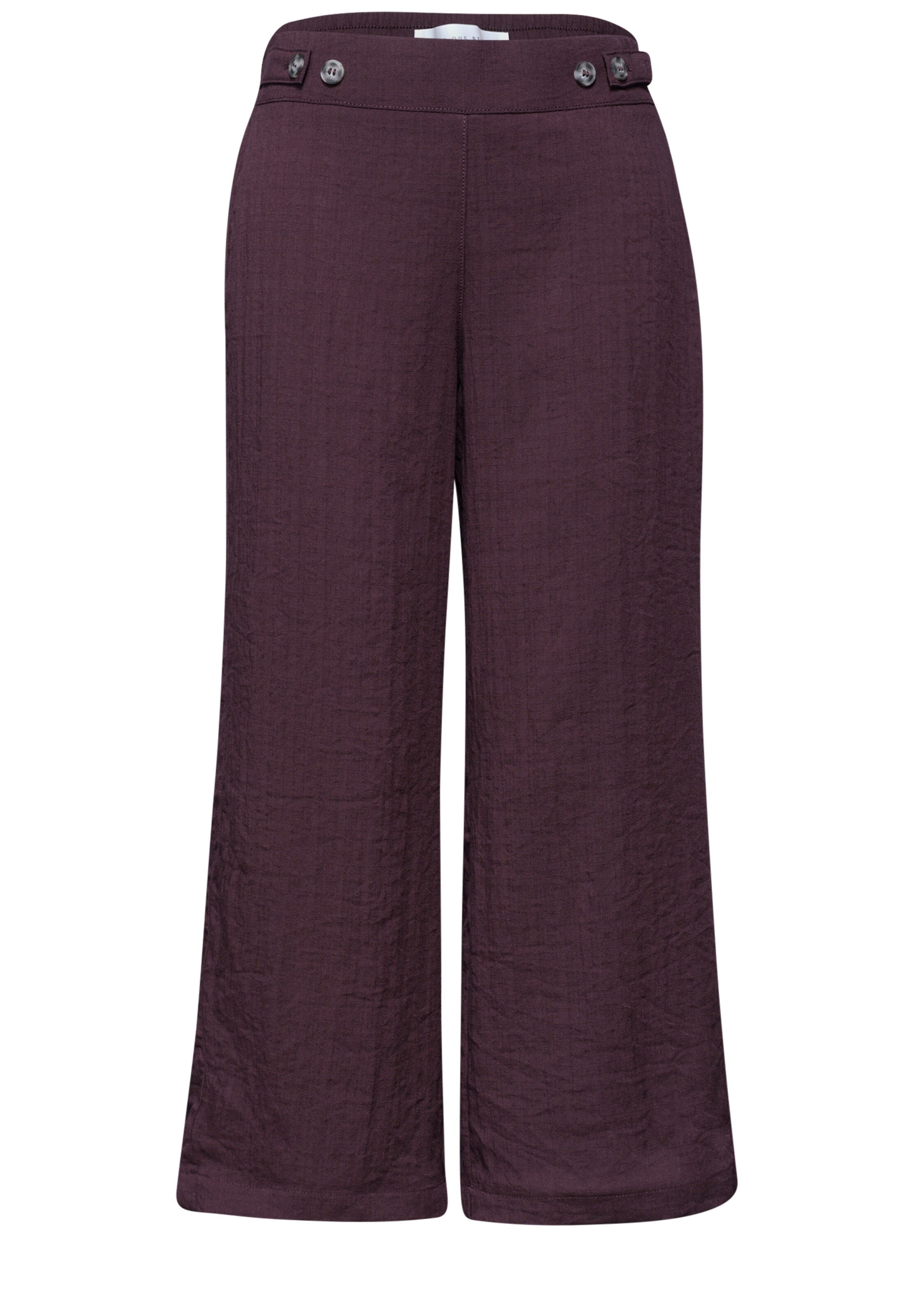 Street One Studio Pants in Purple: front
