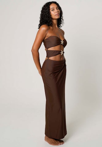 Moda Minx Kleid in Braun