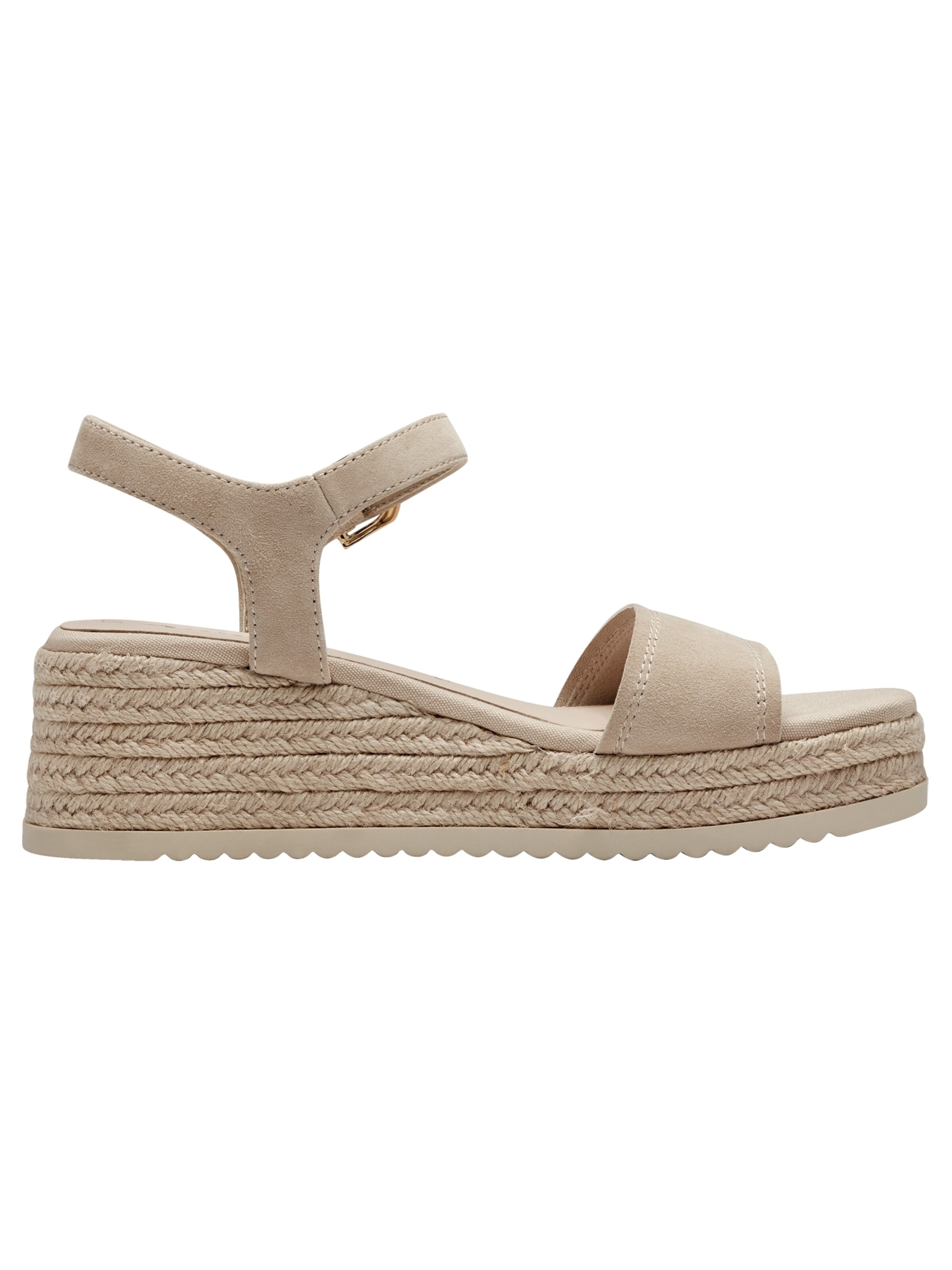 Tamaris Sandalen met riem in Beige