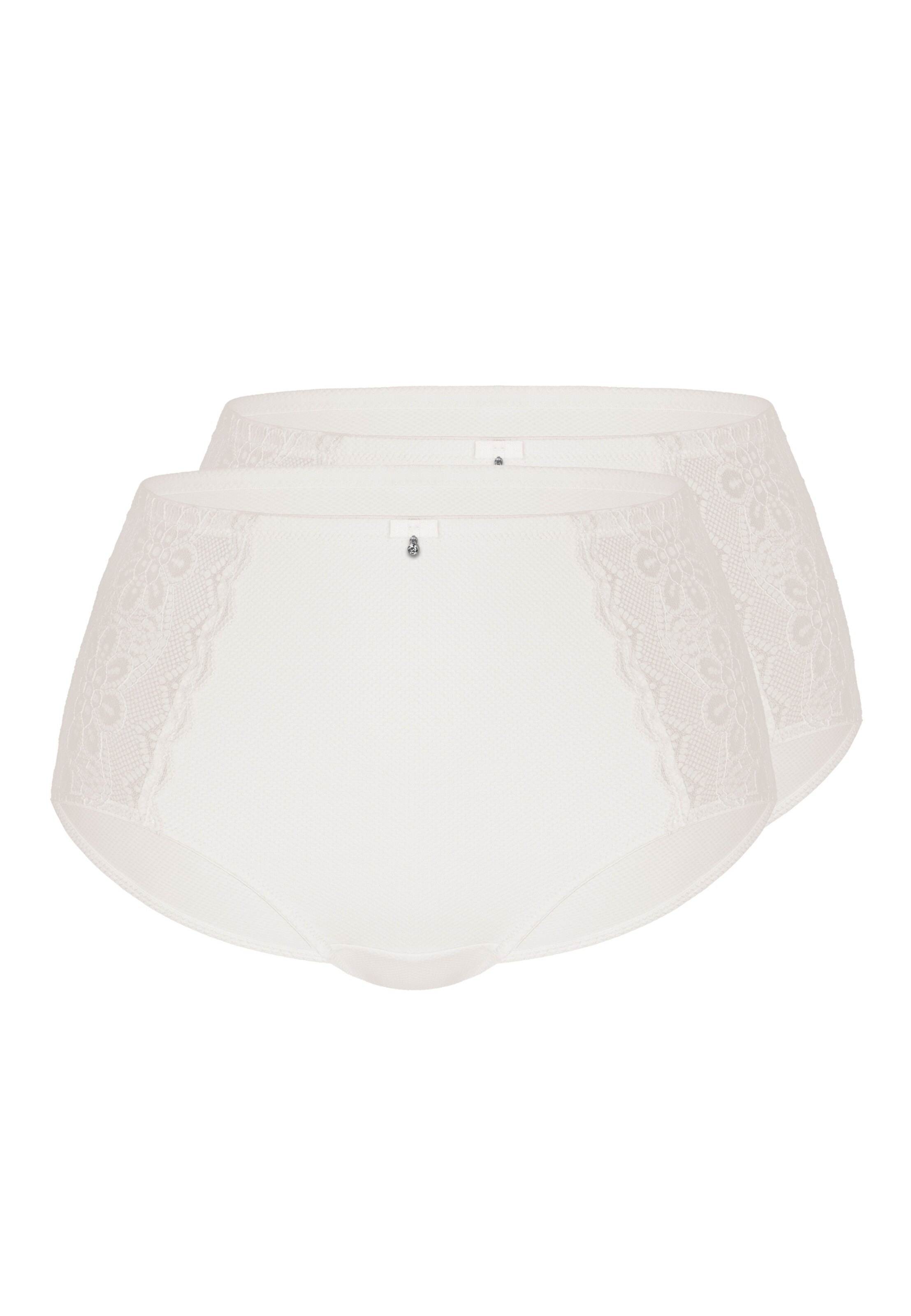 sassa Taillenslip 'IMPRESSIVE JACQUARD' 2er Pack in Beige: Vorderseite