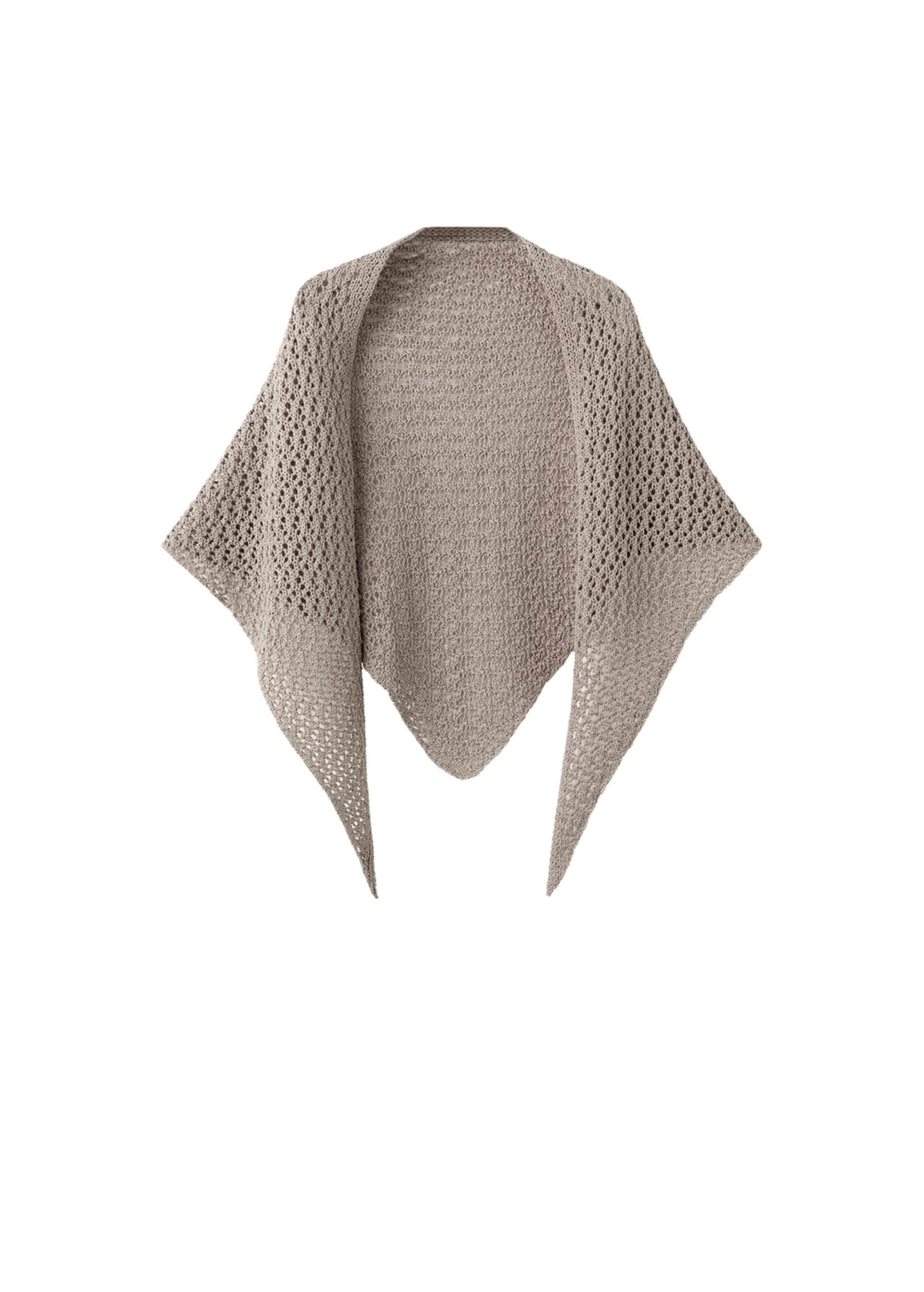 MANGO Strickjacke 'Stola Mia' in Braun: Vorderseite