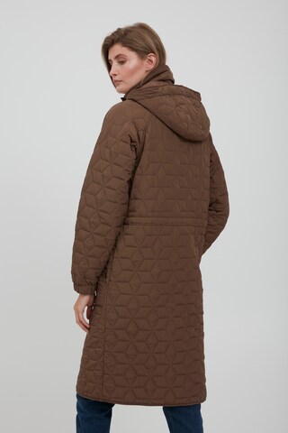 Fransa Between-Seasons Coat 'FRBAWARM' in Brown