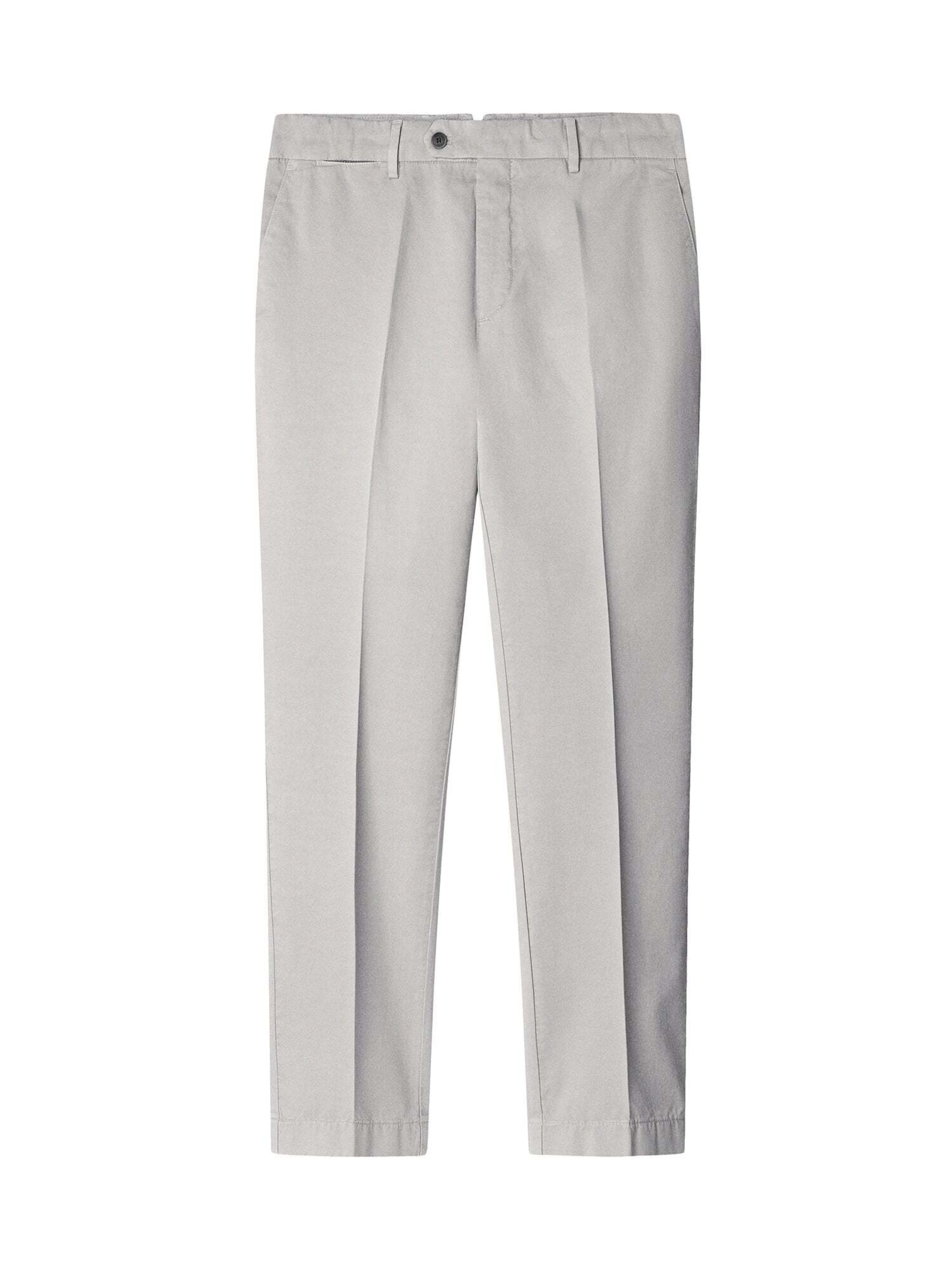 regular Pantaloni chino 'Sanderson' di Hackett London in grigio: frontale