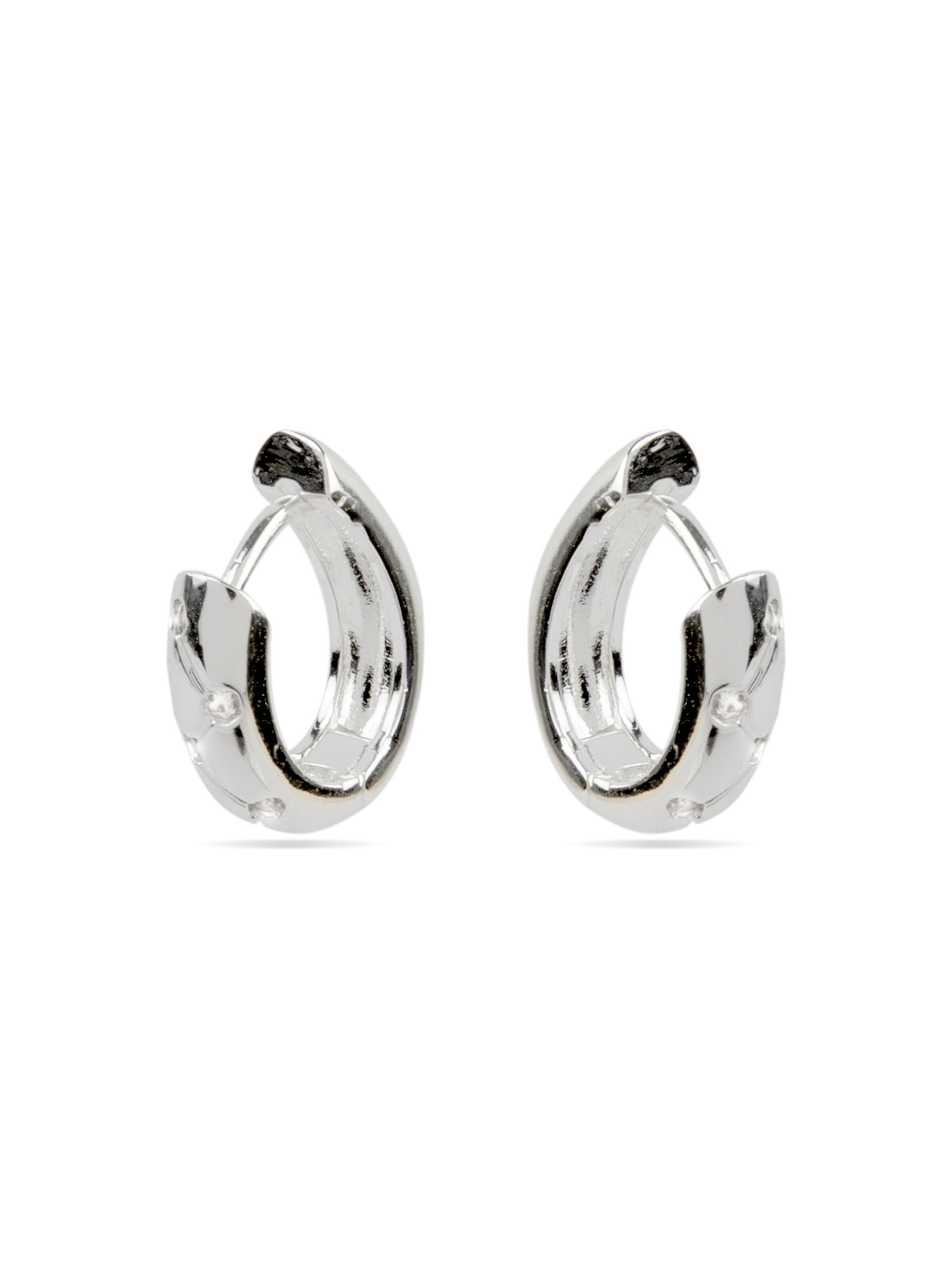 Luxenter Earrings 'Donwa' in Silver