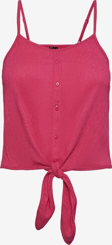 Camicia da donna 'LUNA' di PIECES in rosa: frontale