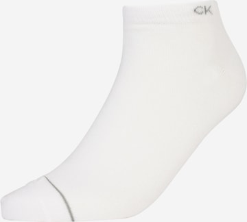 Chaussettes Calvin Klein Underwear en blanc : devant
