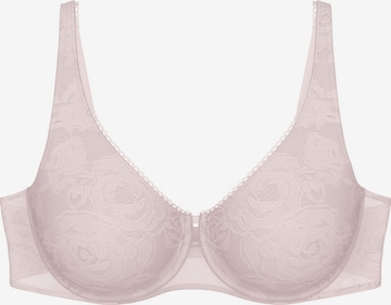 TRIUMPH Klassinen Pienentävät rintaliivit 'Wild Rose Sensation' värissä vaaleanpunainen: etupuoli