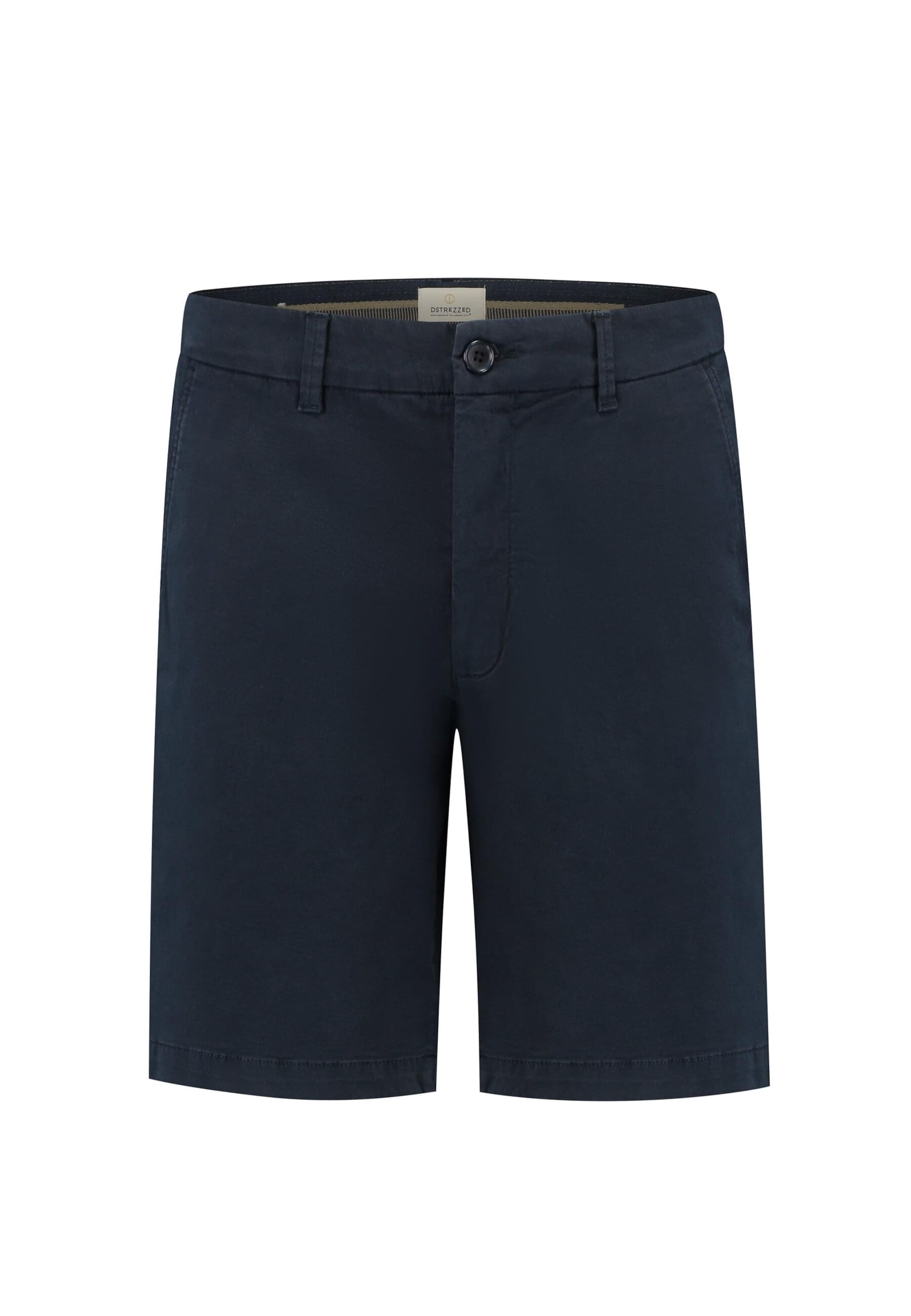 Regular Pantalon chino 'Lancaster' Dstrezzed en bleu : devant