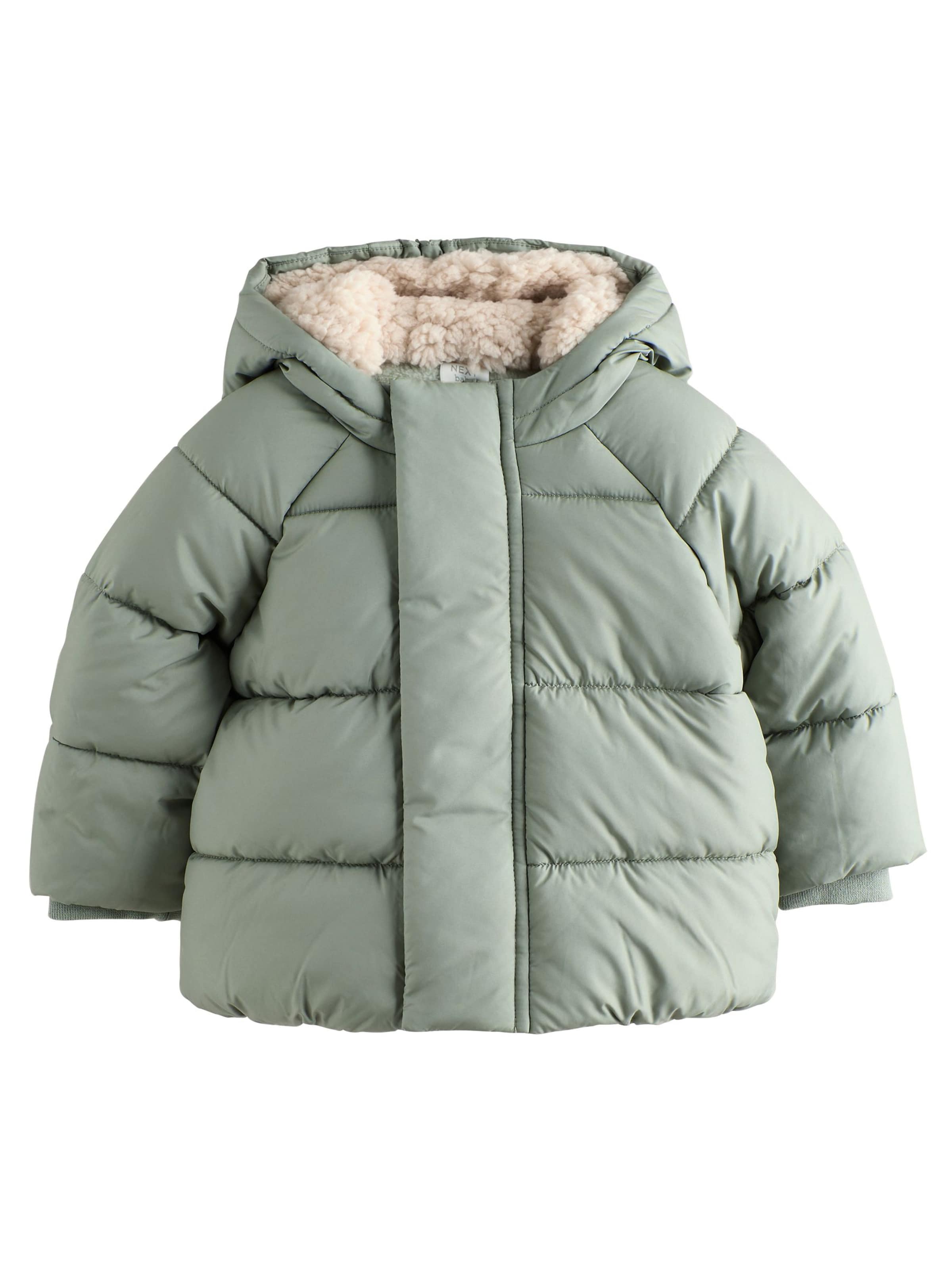 Geacă de iarnă de la Next pe verde: față