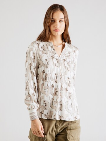Emily Van Den Bergh Blouse in Grijs: voorkant