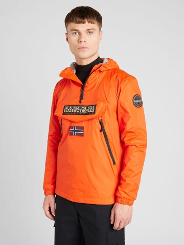 NAPAPIJRI Between-Season Jacket 'RAINFOREST' in Orange: front