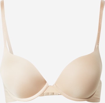 Lindex Push-up BH 'Theresia' i beige: forside