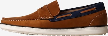Elong Slipper in Braun: Vorderseite