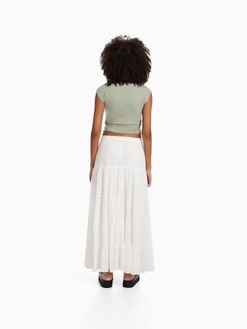 Bershka Skirt in White