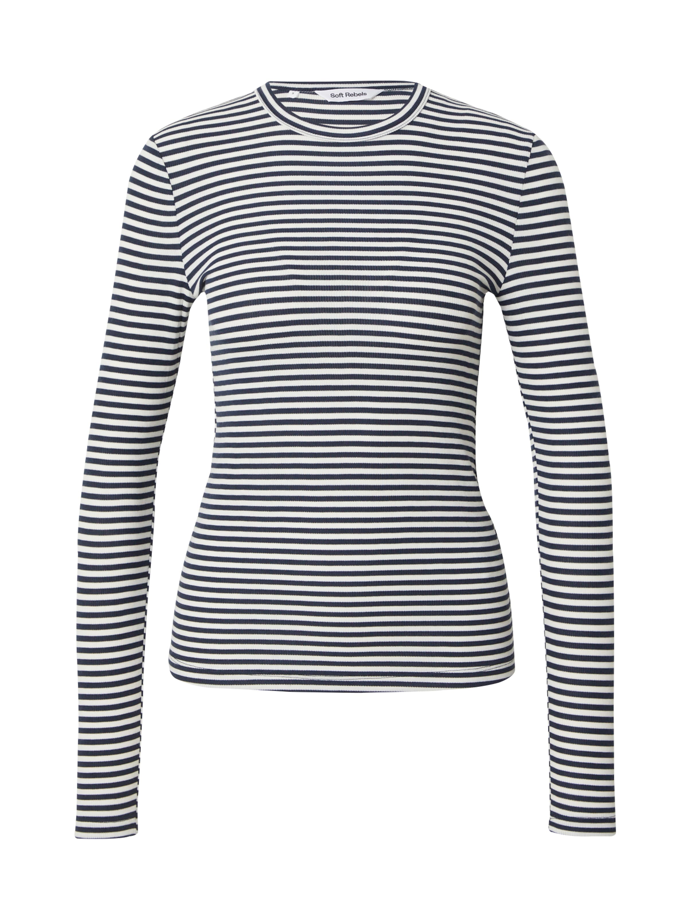 Soft Rebels Μπλουζάκι 'Fenja' σε μπλε: μπροστά