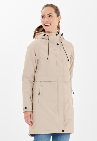 Whistler Outdoor Jacket in Beige: front