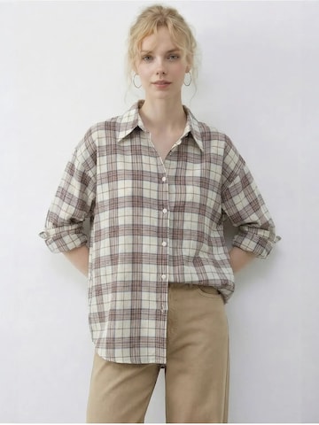 Bianco Lucci - Camisa em bege: frente