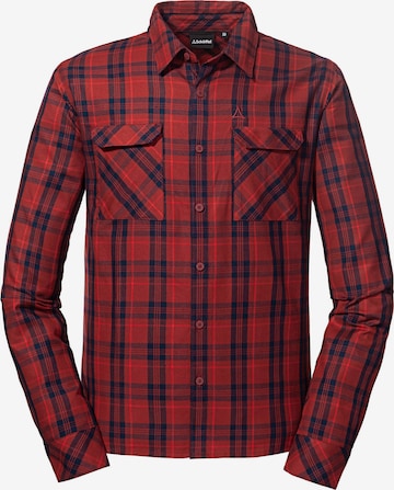 Schöffel Functioneel overhemd 'Roslyn' in Rood: voorkant