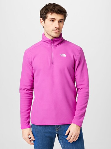 THE NORTH FACE - Jersey deportivo 'GLACIER' en lila: frente