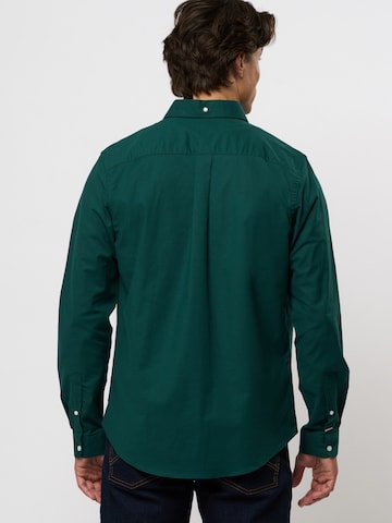 U.S. POLO ASSN. Regular Fit Paita 'Calvert' värissä vihreä