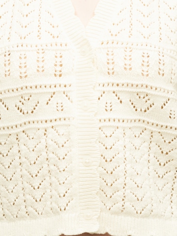 ONLY - Chaleco de punto en blanco