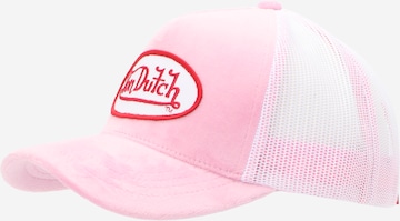 rožinė Von Dutch Originals Kepurė: priekis