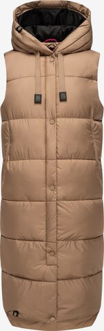 MARIKOO Vest 'Sayorii' in Brown: front