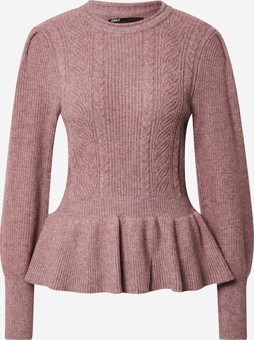 ONLY Sweater 'Katia' in Pink: front