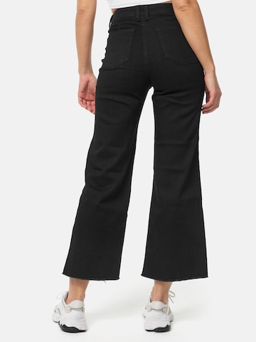 Wide leg Jeans 'F113' di Tazzio in nero