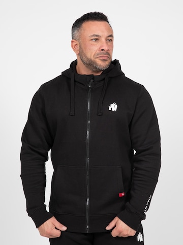 Gorilla Wear Sweat jacket 'Leon' in Black: front