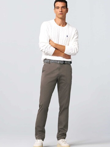 Regular Pantalon chino 'Oslo' MEYER en marron