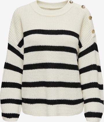 JDY Kampsun 'JDYJusty', värv valge: eest vaates