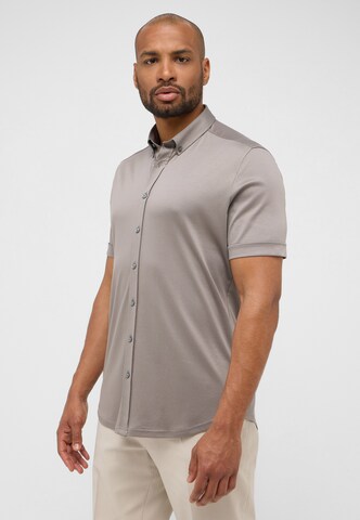 ETERNA Regular fit Button Up Shirt in Grey: front