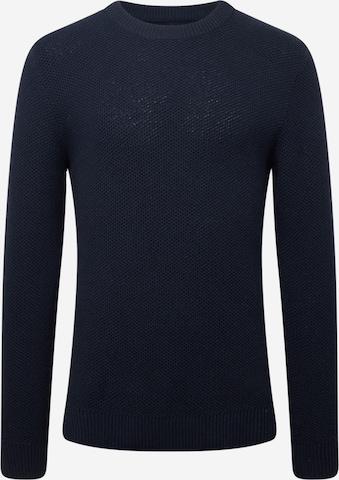 JACK & JONES Sweter 'Brody' w kolorze niebieski: przód