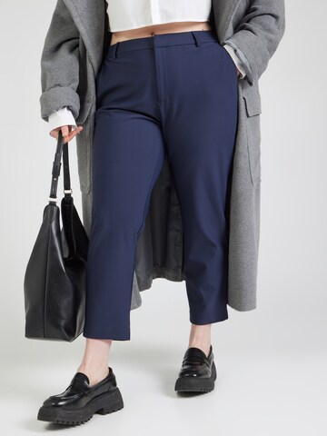 ONLY Carmakoma Regular Chino 'CARTRAVEL' in Blauw: voorkant