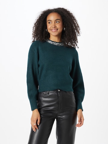 Pull-over 'ELSA' ONLY en vert : devant