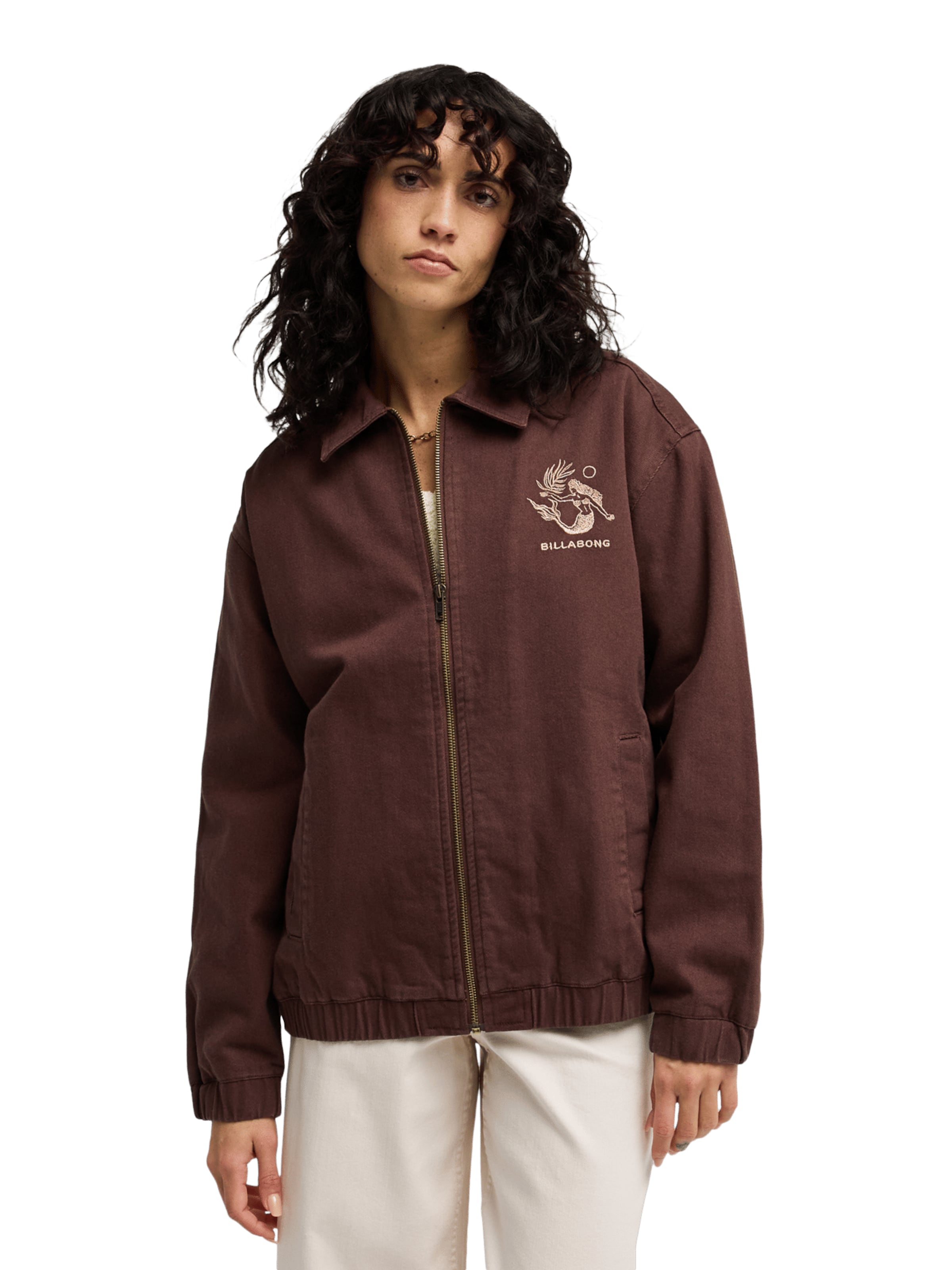 BILLABONG Jacke 'Chill Time' in Braun: Vorderseite