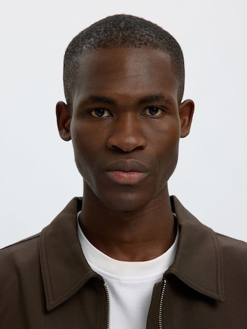SELECTED - Chaqueta de entretiempo en marrón
