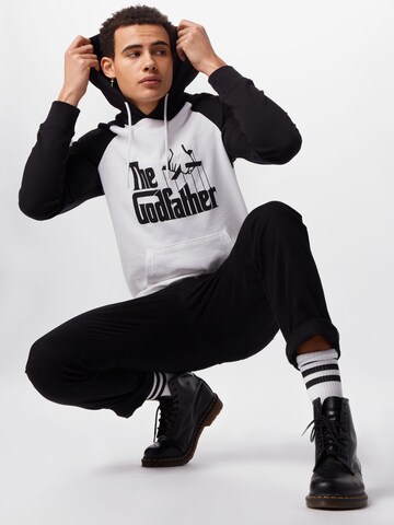 Only & Sons Sweatshirt 'GODFATHER' i hvid