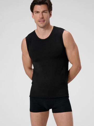 Ammann Tanktop ' Micro Modal ' in Schwarz: Vorderseite