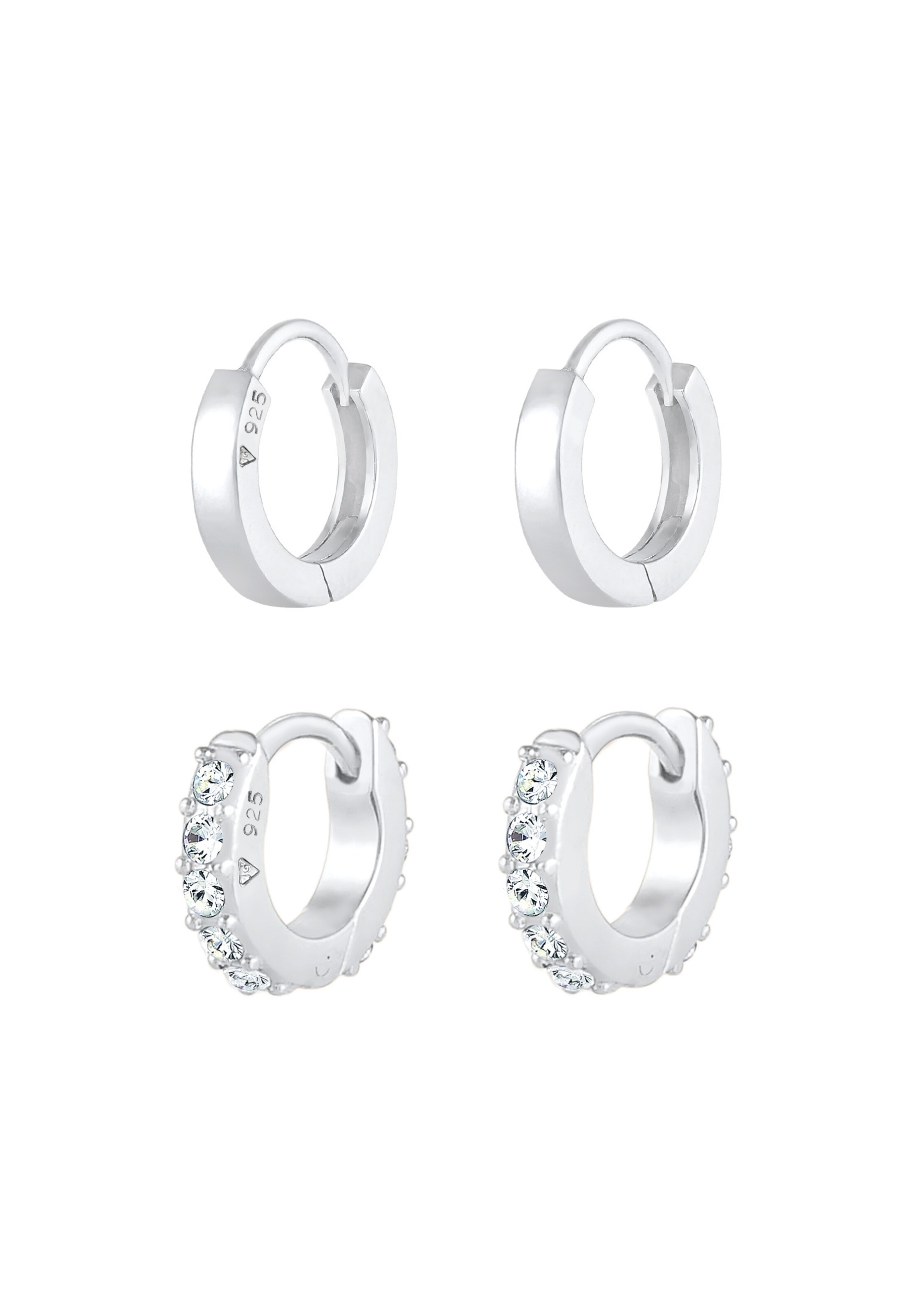 ELLI Jewelry set in Silver: front