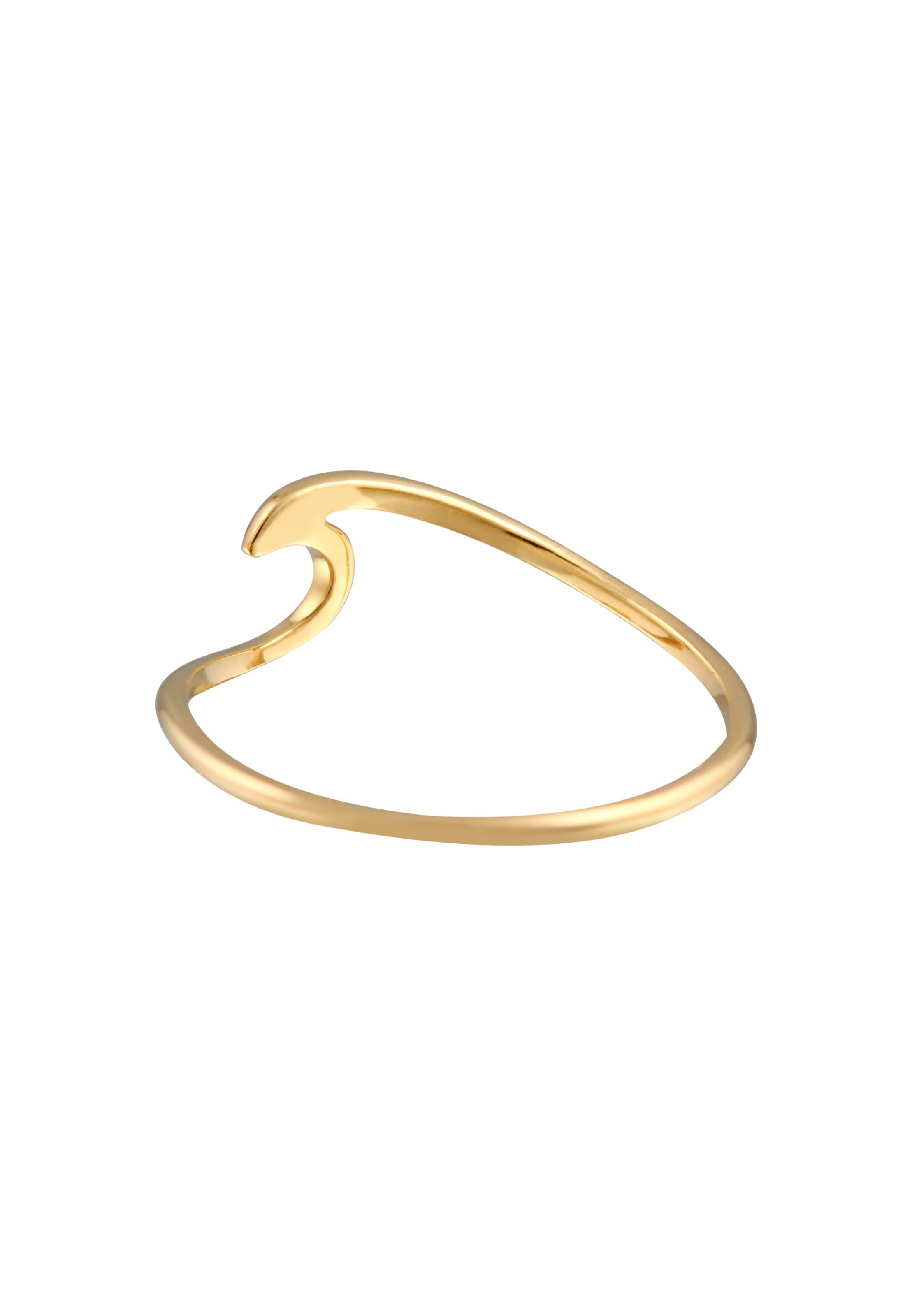 ELLI PREMIUM Ring ' Wellen ' in Gold