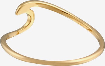 ELLI PREMIUM Ring ' Wellen ' in Gold