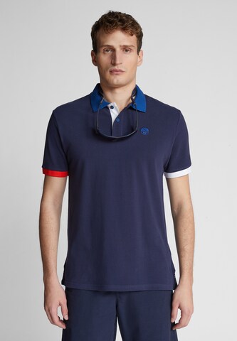 North Sails Polo mit Colour-Block in Blau: predná strana