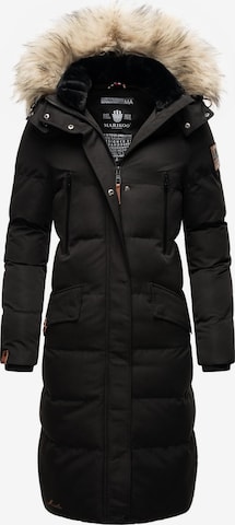 Manteau d’hiver 'Schneesternchen' MARIKOO en noir : devant