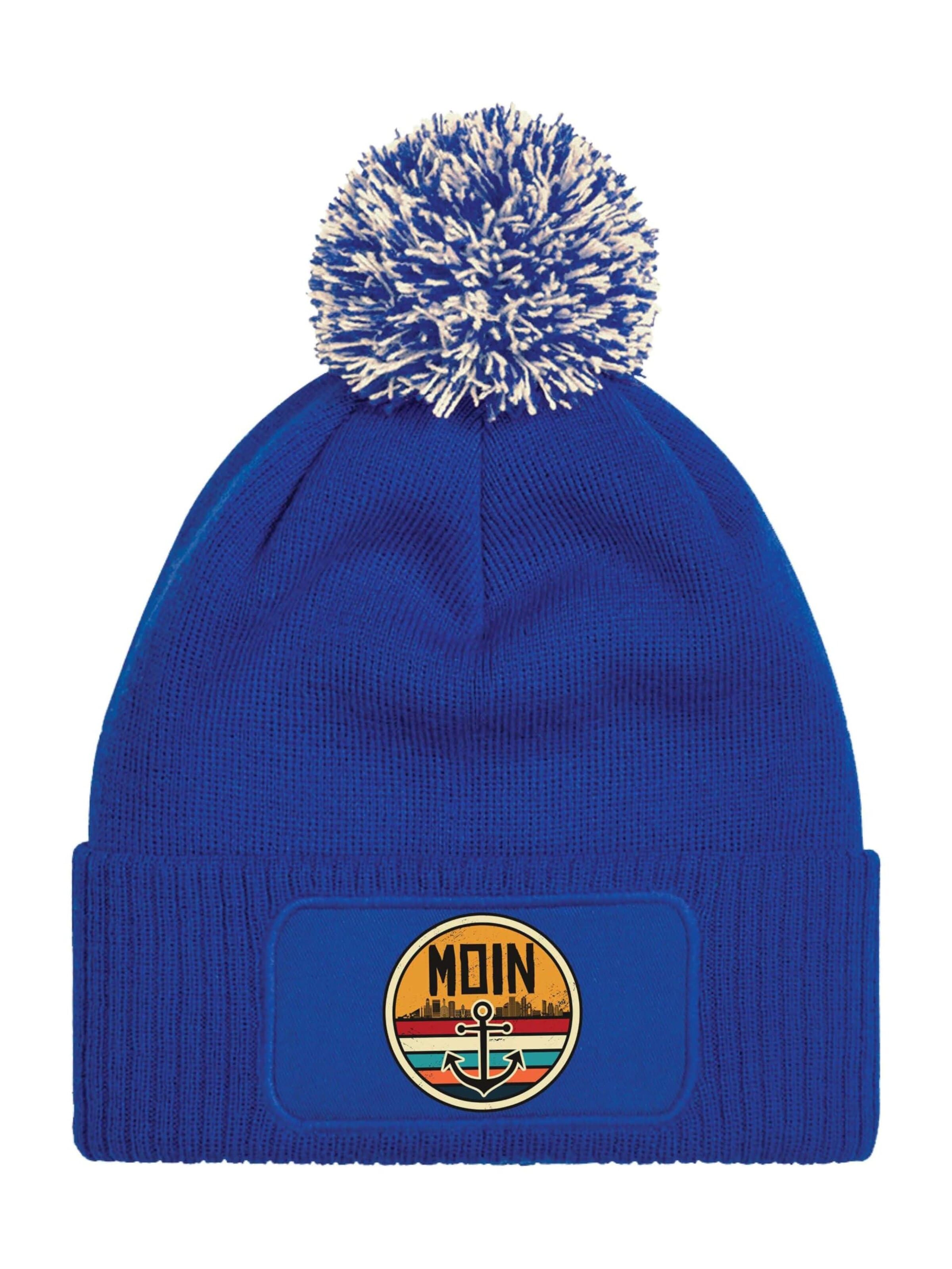 Youth Designz Beanie 'Moin Anker' in Blue: front